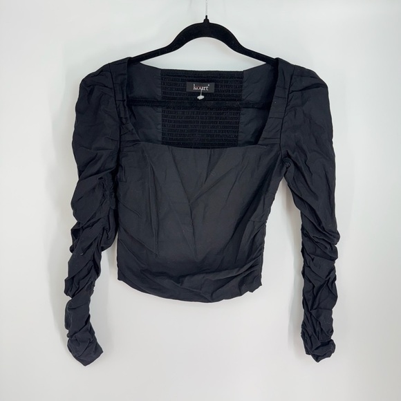 EGR Sequin Blockout Mesh Long Sleeve Full Length Top - Picture 4 of 5